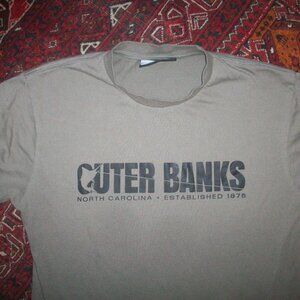 Momentum Outer Banks NC Est 1878 Short Sleeve T Shirt Cotton Blend Mens Medium